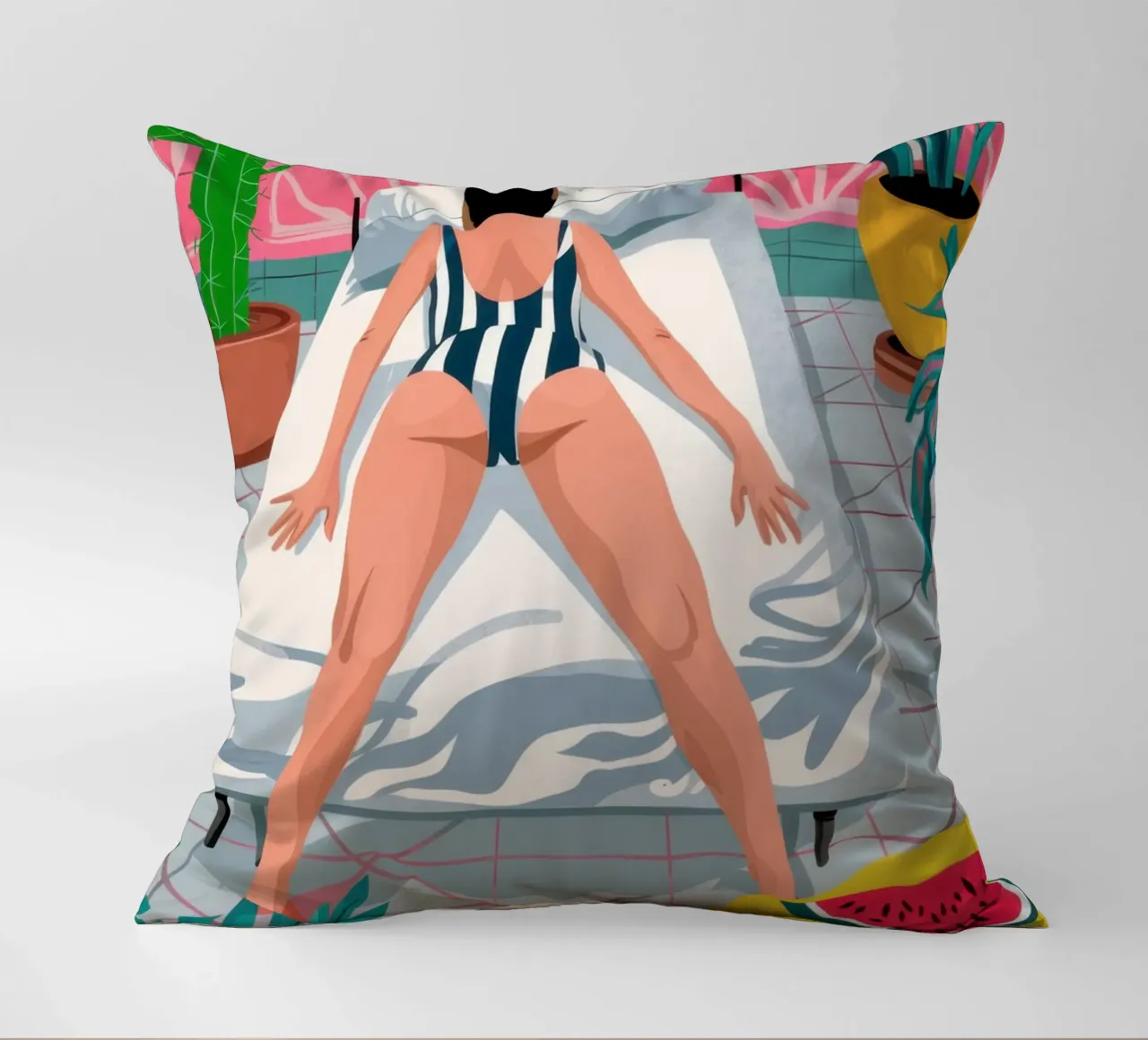 Riposo estivo in camera da letto cuscino da Frosh Pallete
