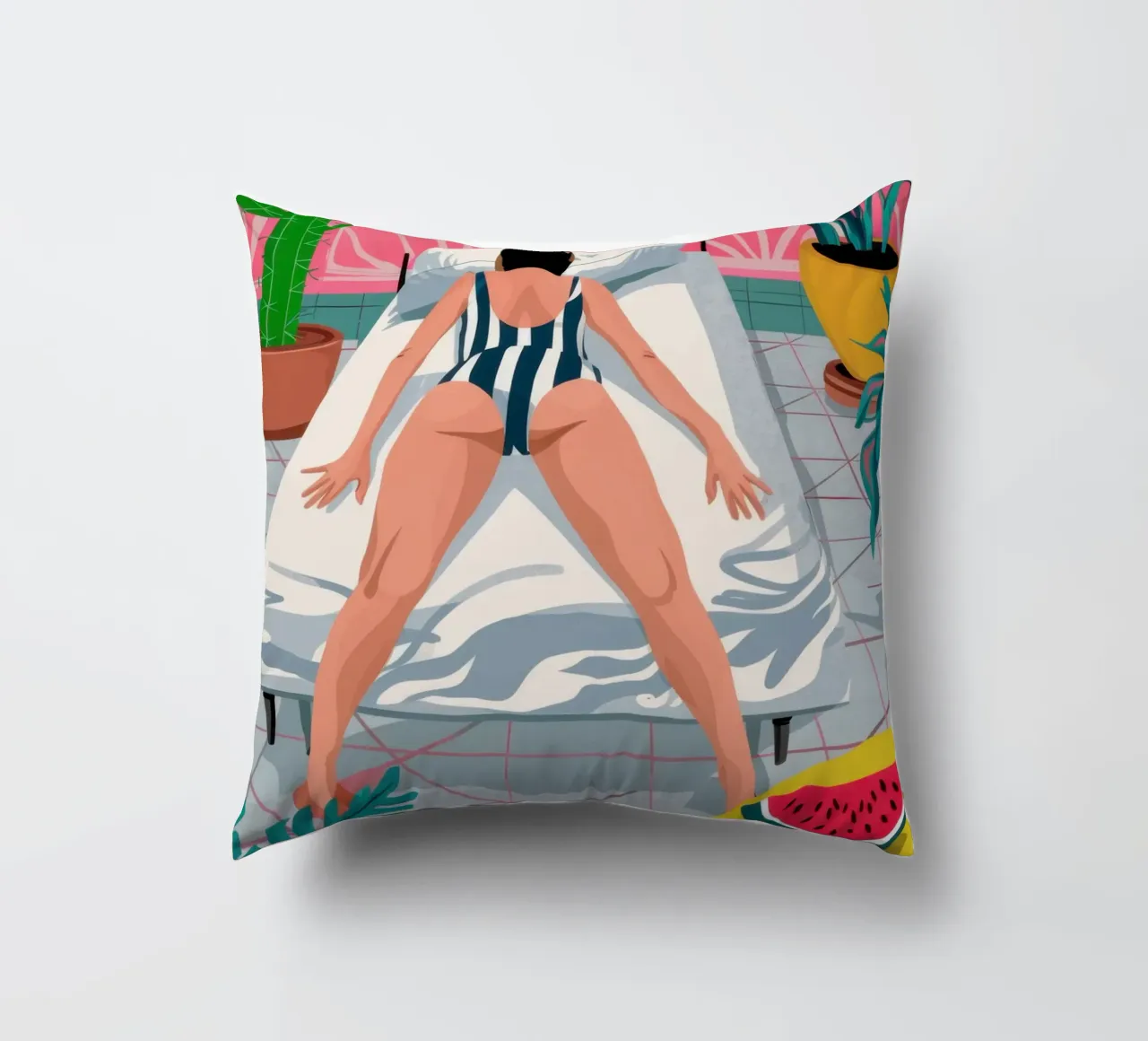 Riposo estivo in camera da letto cuscino da Frosh Pallete