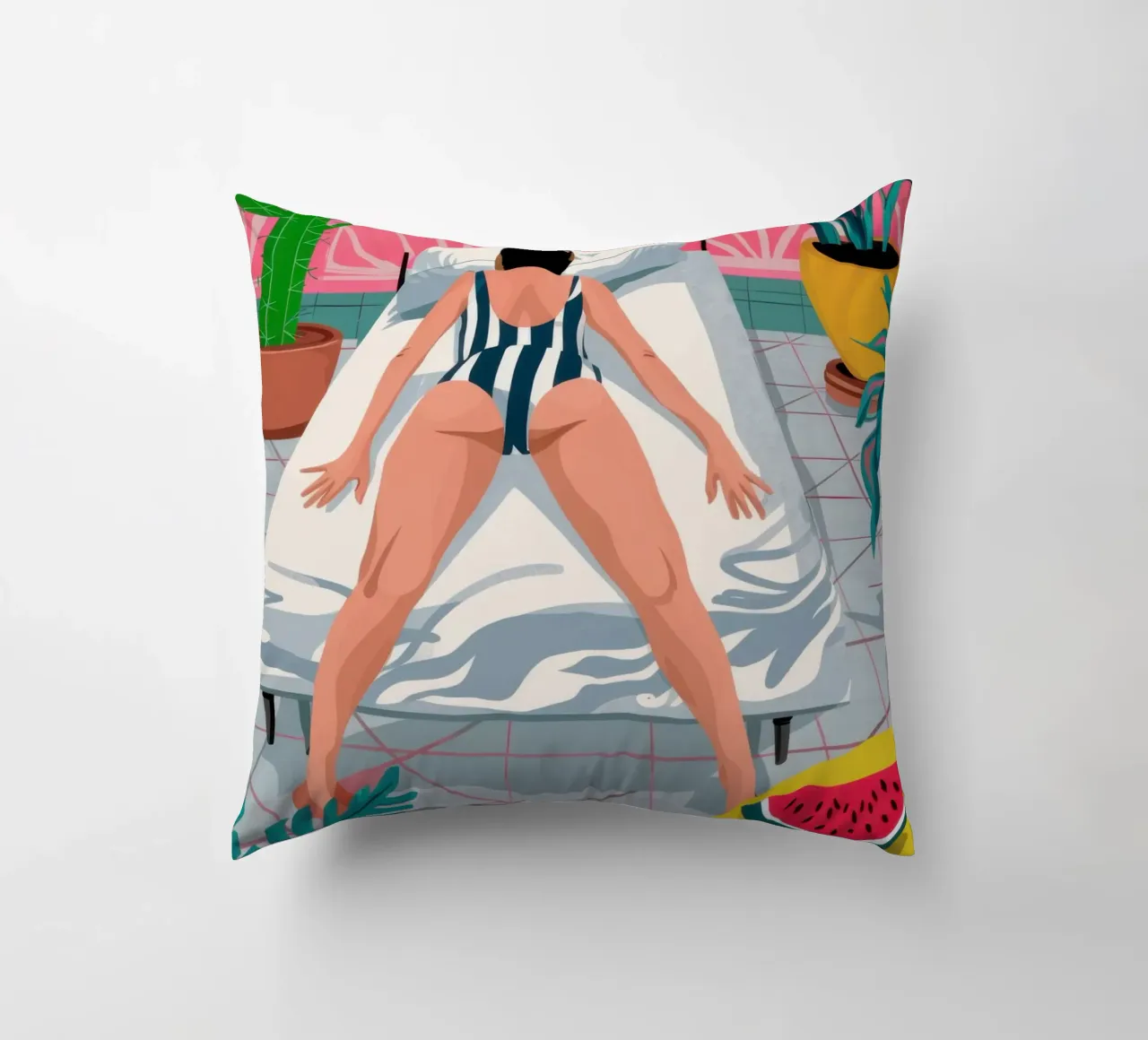 Riposo estivo in camera da letto cuscino da Frosh Pallete