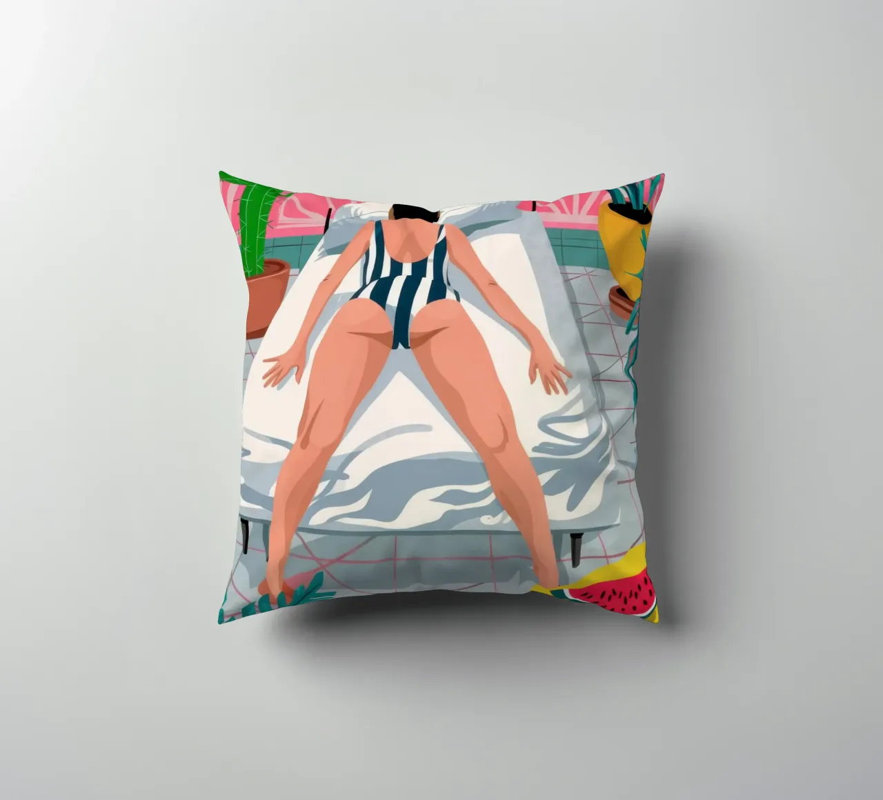 Riposo estivo in camera da letto cuscino da Frosh Pallete