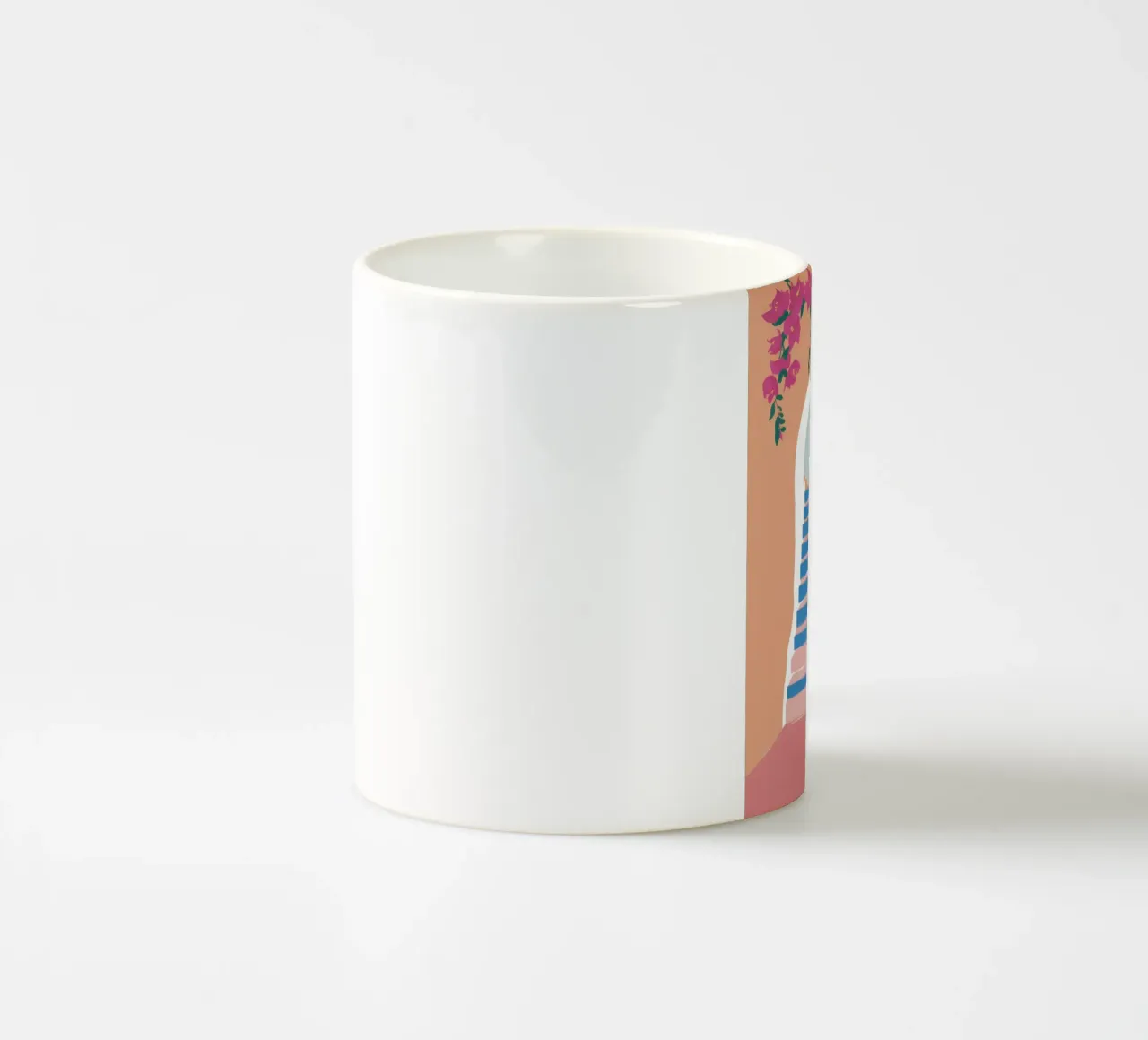 Santorini Cat Nap tazza in ceramica da Solar Paint