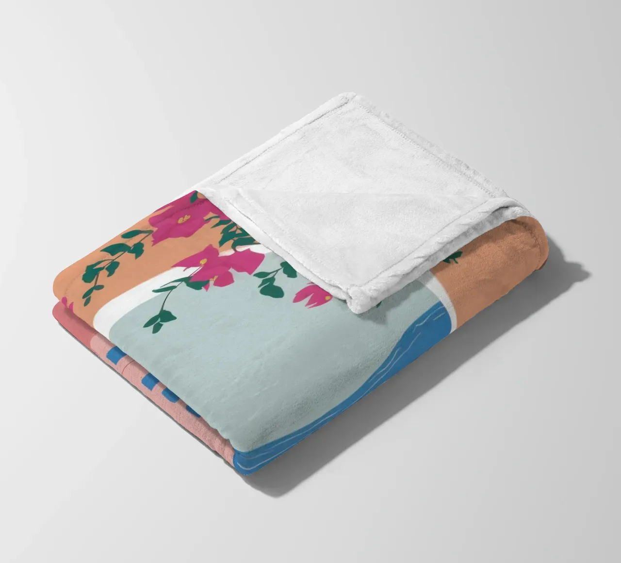 Santorini Cat Nap coperta in pile da Solar Paint