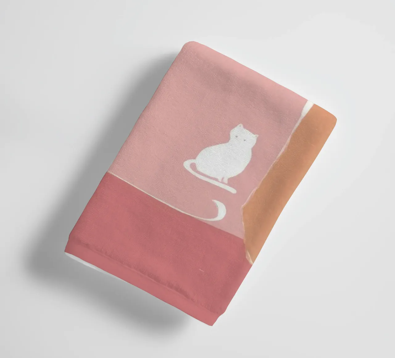 Santorini Cat Nap asciugamano da bagno da Solar Paint