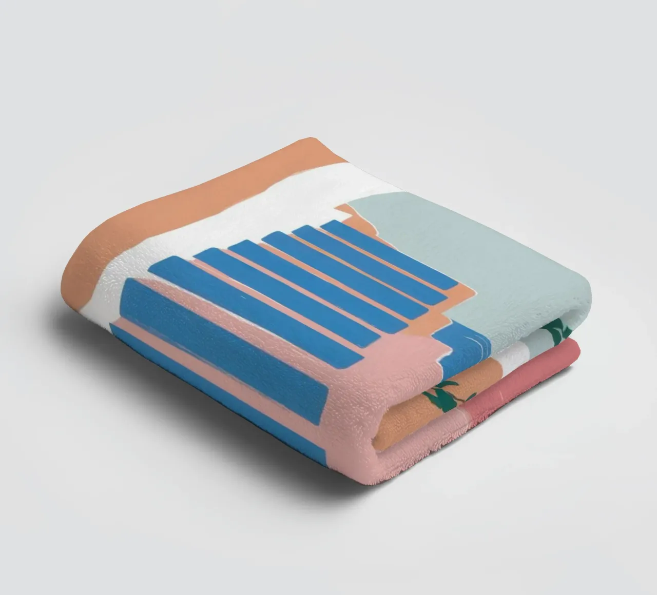 Santorini Cat Nap asciugamano da bagno da Solar Paint