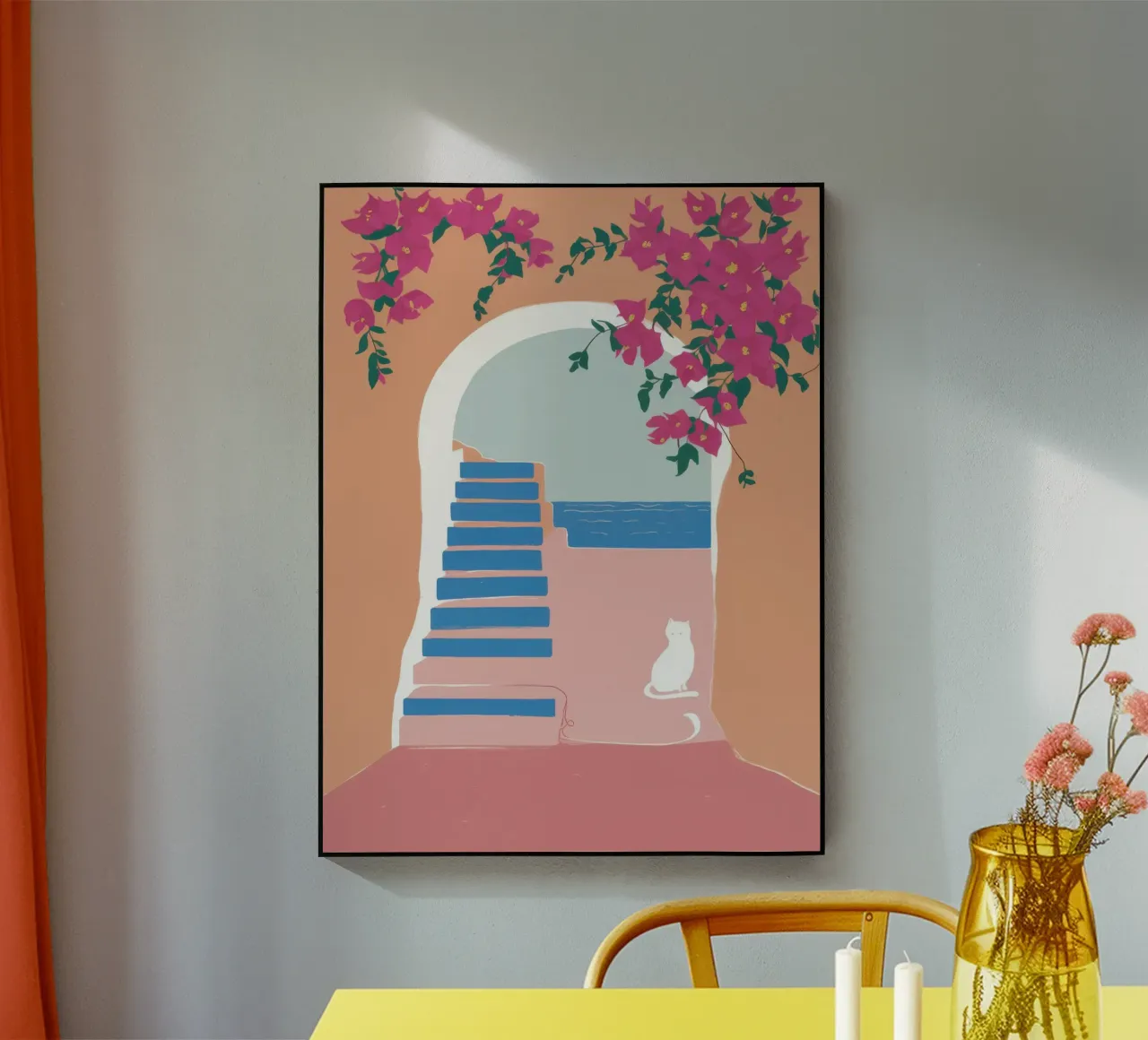 Santorini Cat Nap plexiglass da Solar Paint