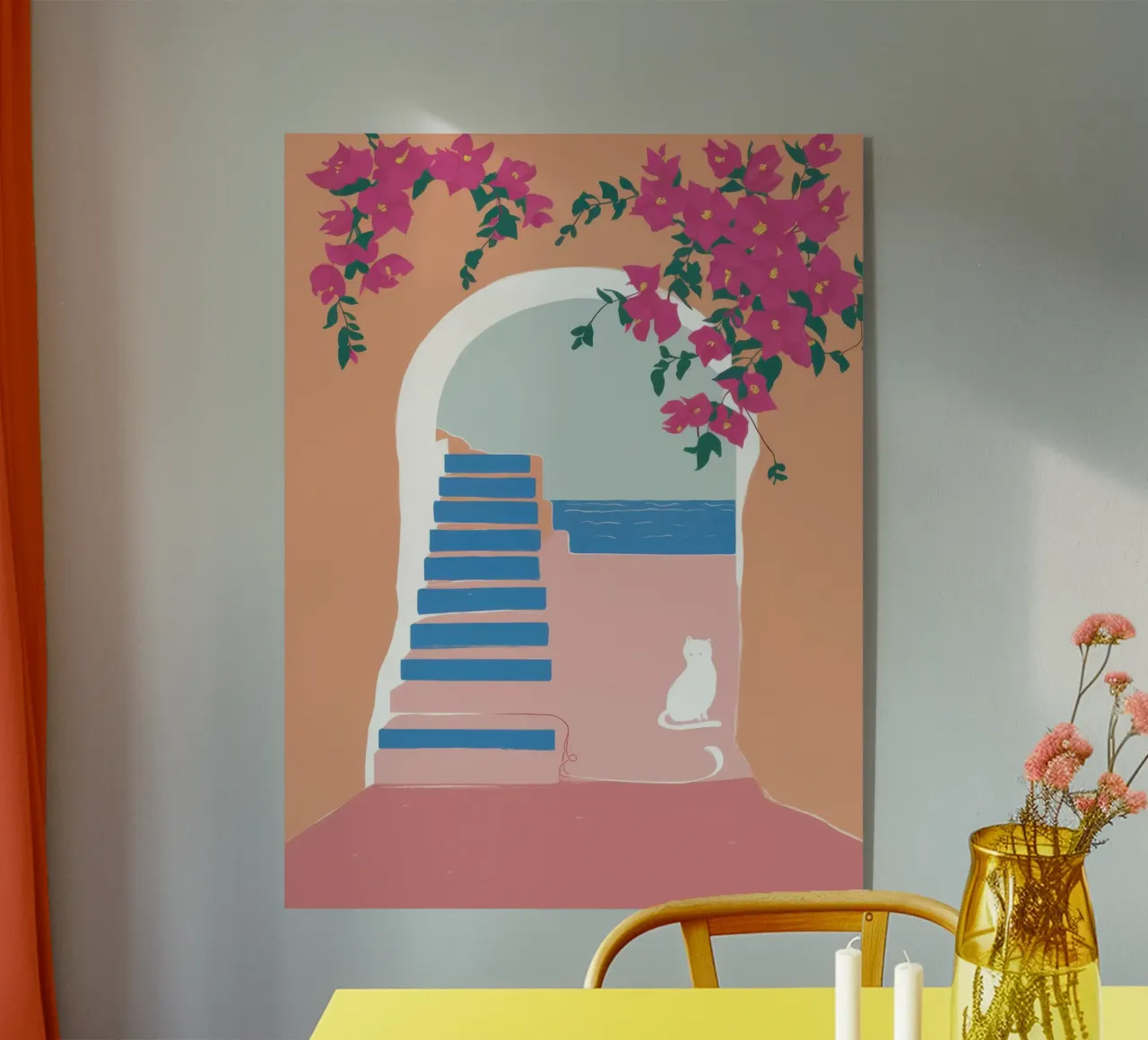 Santorini Cat Nap plexiglass da Solar Paint