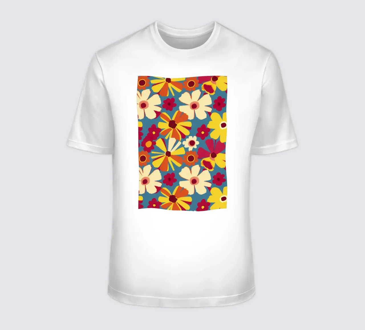 Caleidoscopio Flower Power t-shirt da Solar Paint