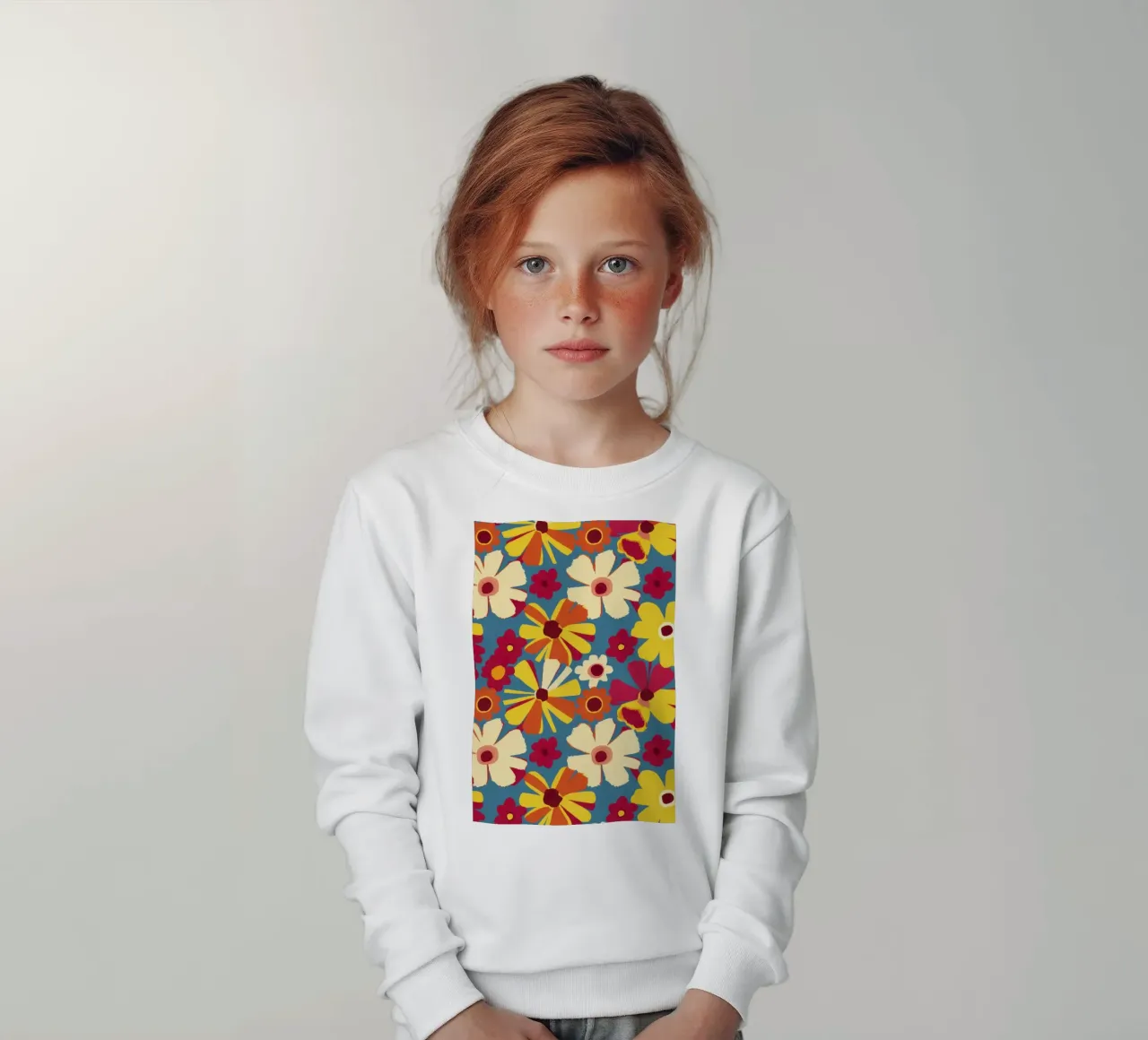 Caleidoscopio Flower Power felpa bambino da Solar Paint