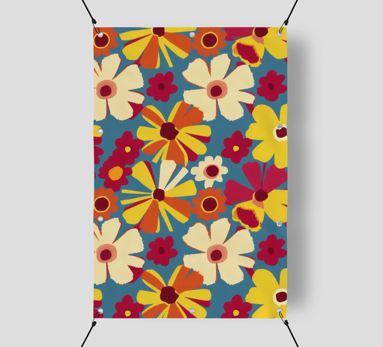Caleidoscopio Flower Power telo in pvc da Solar Paint