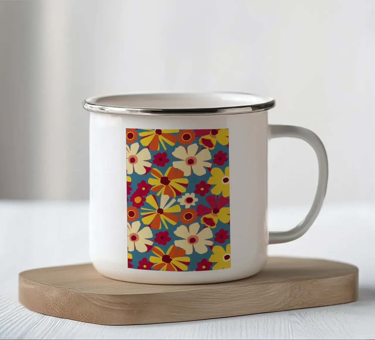 Caleidoscopio Flower Power tazza in smalto da Solar Paint