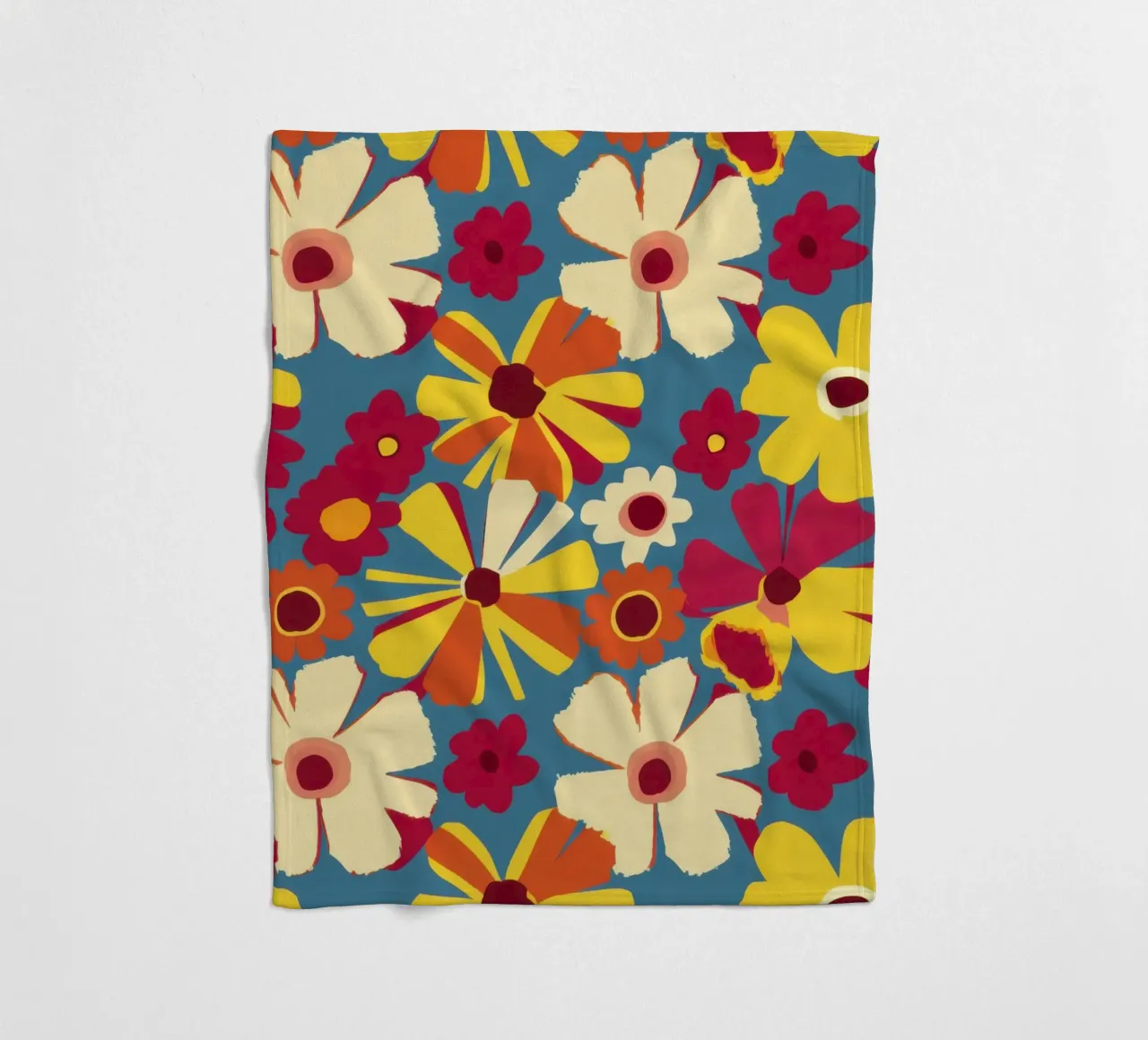 Caleidoscopio Flower Power coperta in pile da Solar Paint