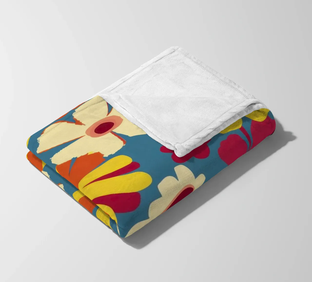 Caleidoscopio Flower Power coperta in pile da Solar Paint