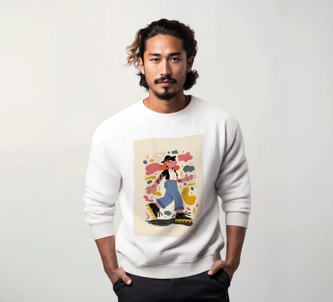 Passeggiata eccentrica per gatti felpa da Frosh Pallete