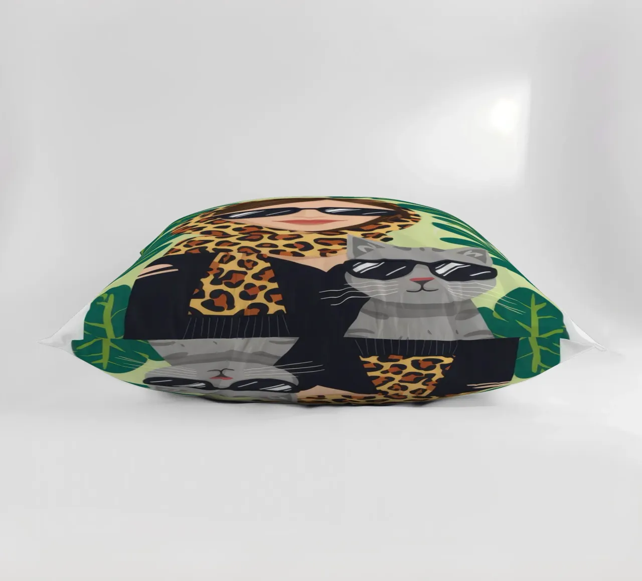 Compagno felino chic cuscino da Line Fable
