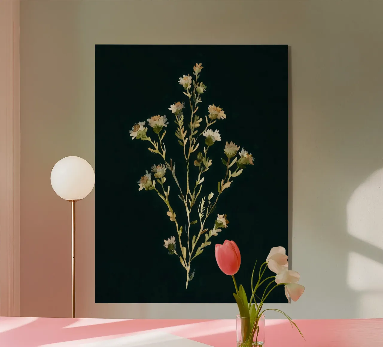 Luce pressata plexiglass da Sophia Calder Studio