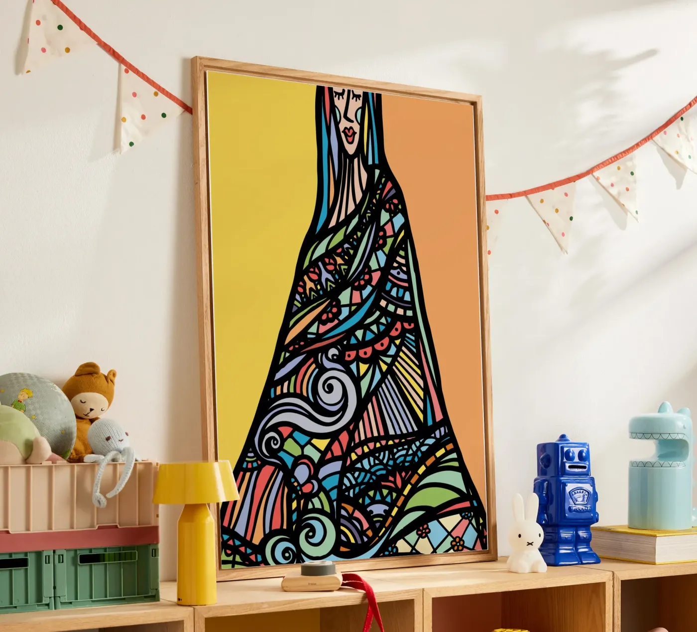 Accumulatie II acryl van Ninhol