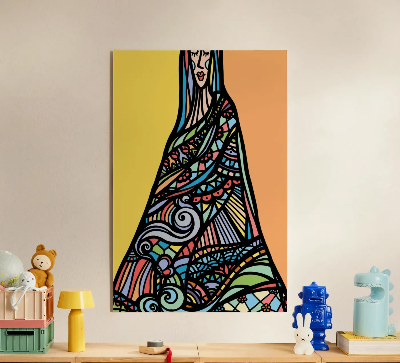 Accumulatie II acryl van Ninhol