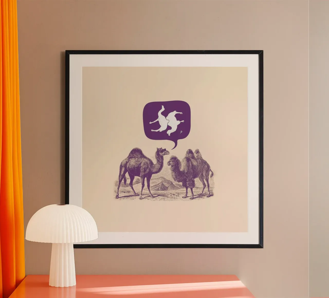 Sexual Healing poster con telaio in plastica da Jacques Maes