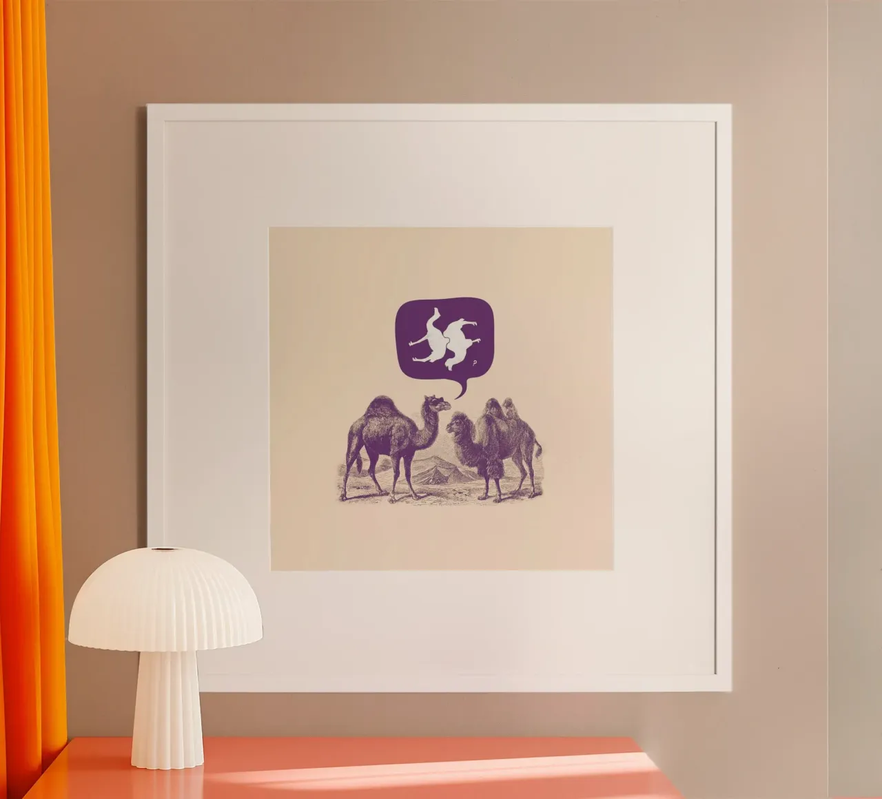 Sexual Healing poster con telaio in plastica da Jacques Maes