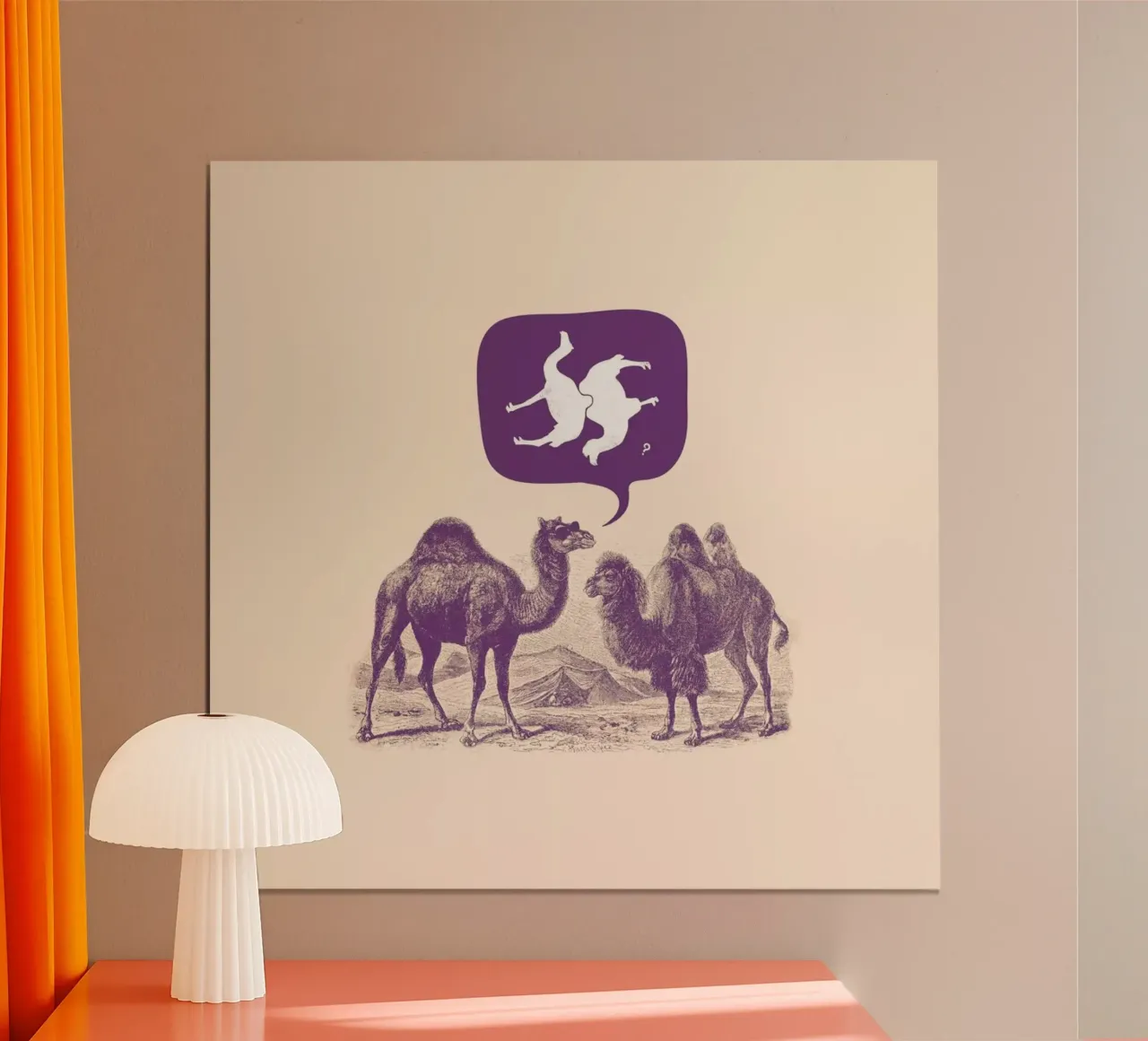 Sexual Healing poster con telaio in plastica da Jacques Maes