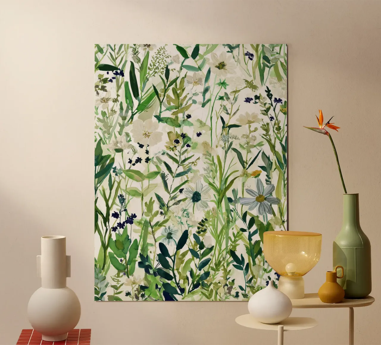 Note sul campo poster con telaio in plastica da Sophia Calder Studio
