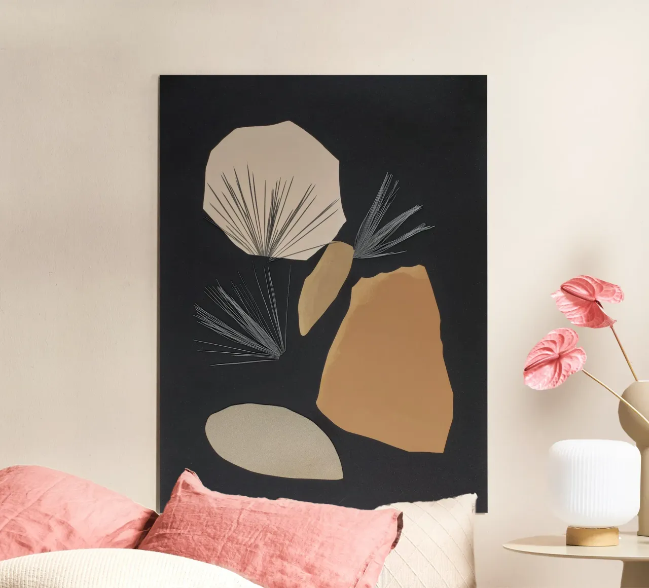 Deserto Scatter 2 poster con telaio in alluminio da Seed & Signal