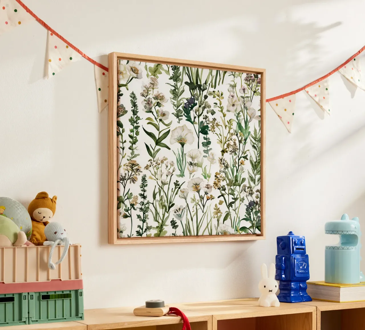 Weide studie canvas met Baklijst van Sophia Calder Studio