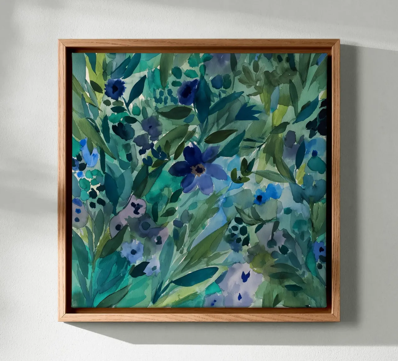 Tettoia Nightshade 2 tela con Cornice a cassetta da Sophia Calder Studio