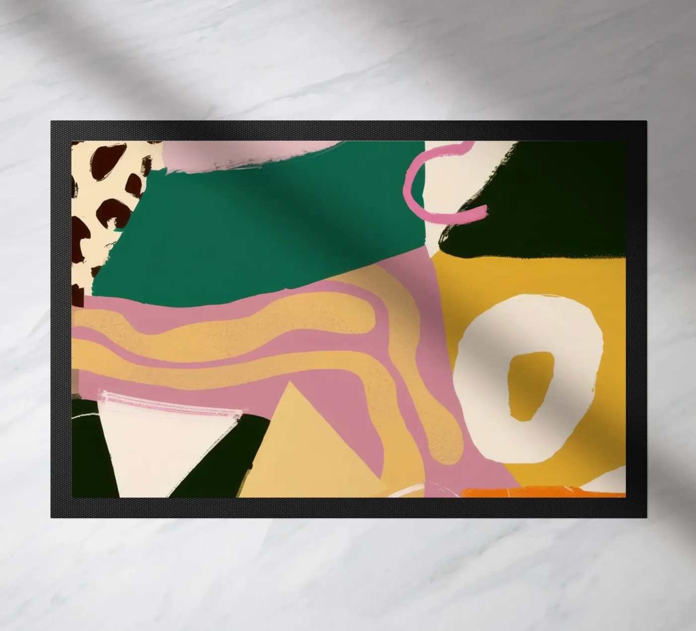 Wild Shape Collage doormat by Line Fable