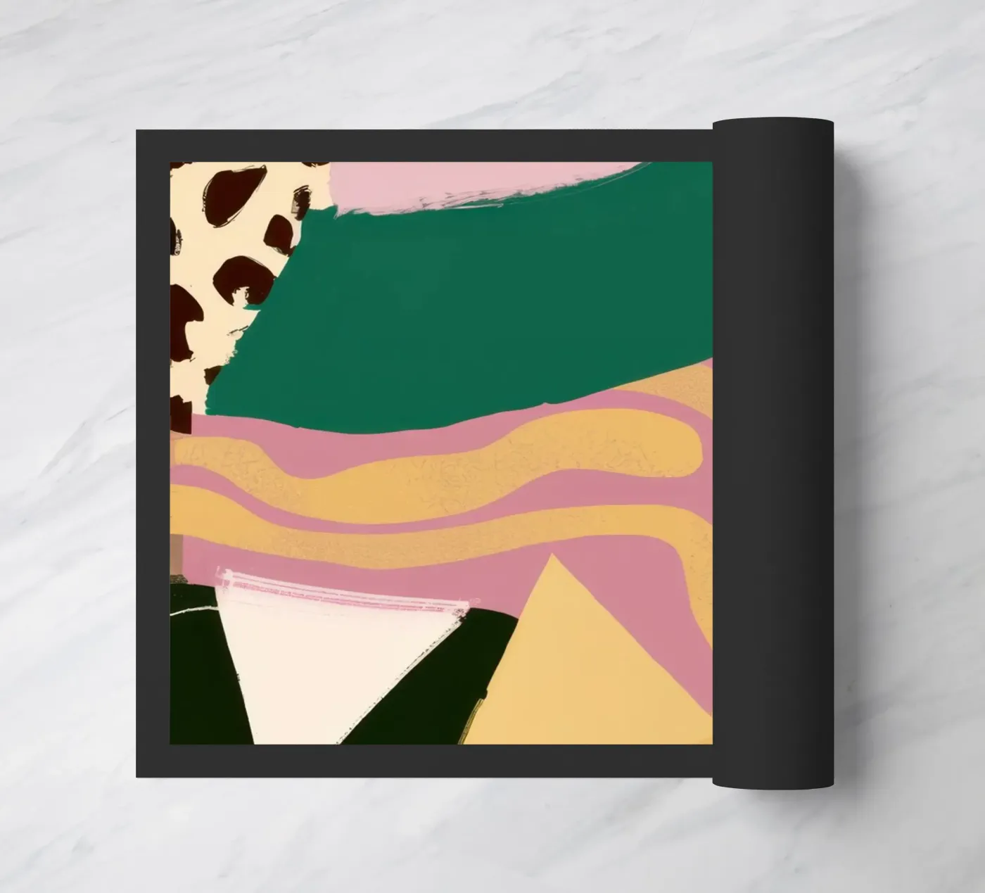 Wild Shape Collage doormat by Line Fable