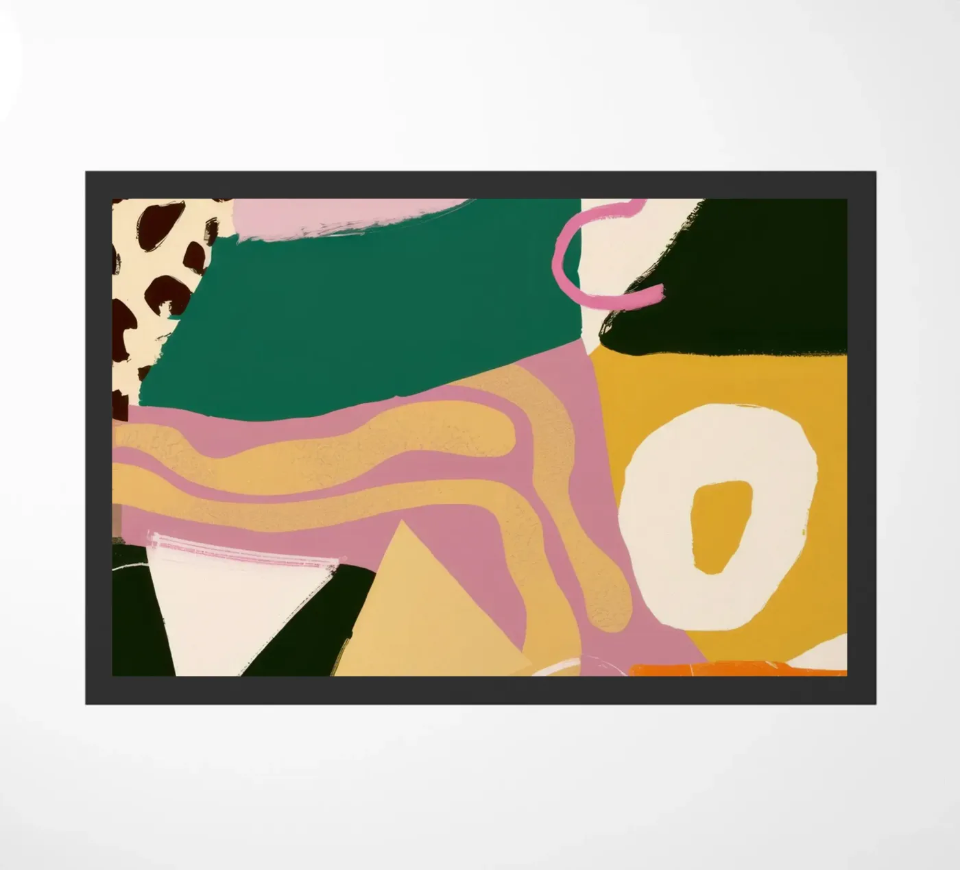 Wild Shape Collage doormat by Line Fable