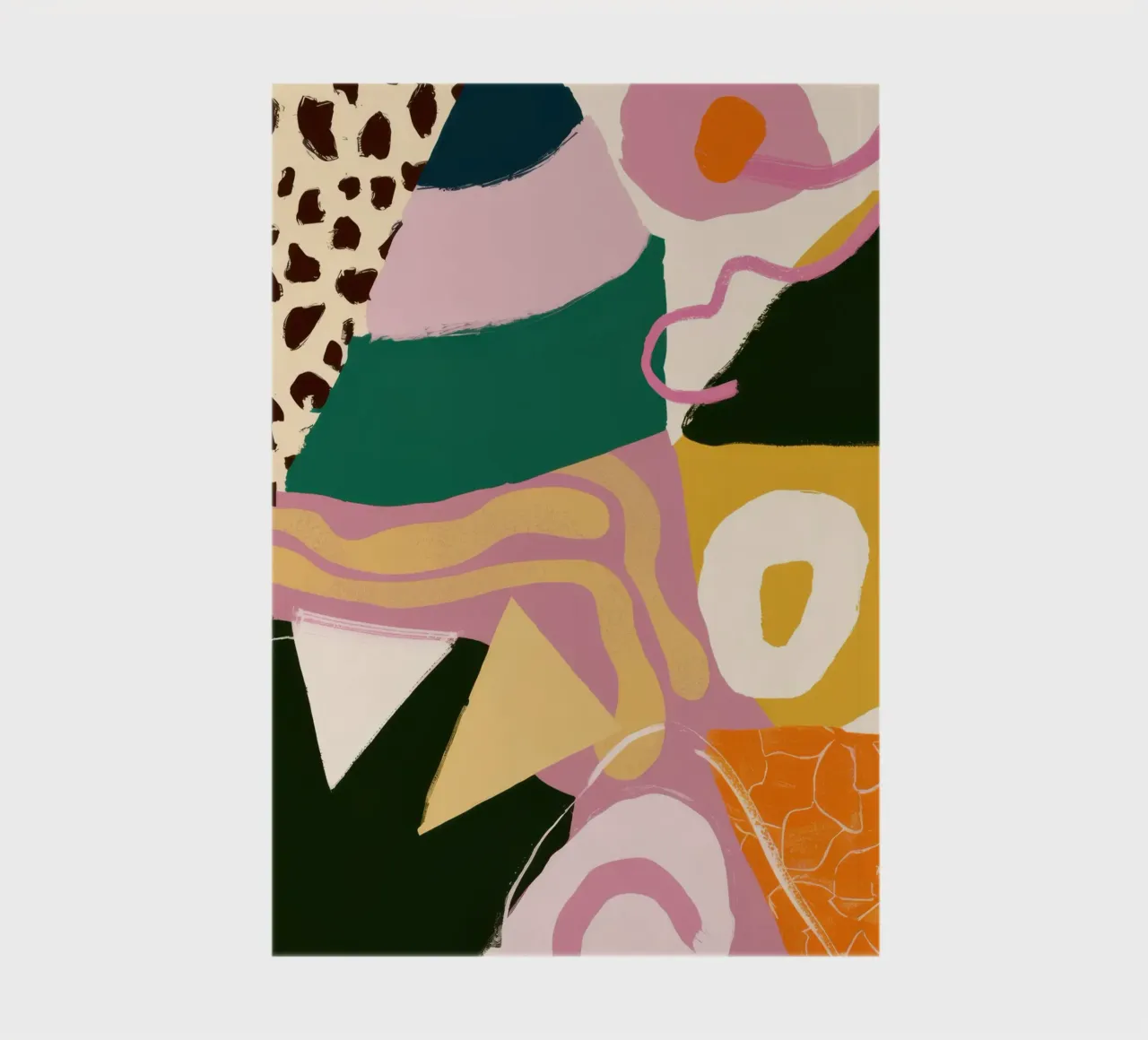 Wild Shape Collage notebook by Line Fable