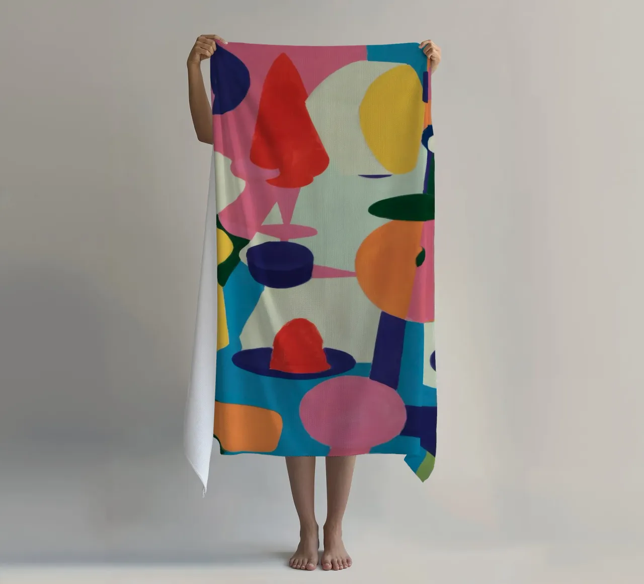 Levendige Vorm Symfonie strandhanddoek van Frosh Pallete