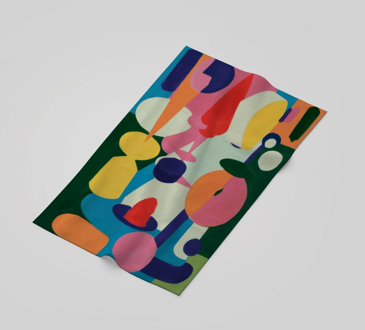 Levendige Vorm Symfonie strandhanddoek van Frosh Pallete
