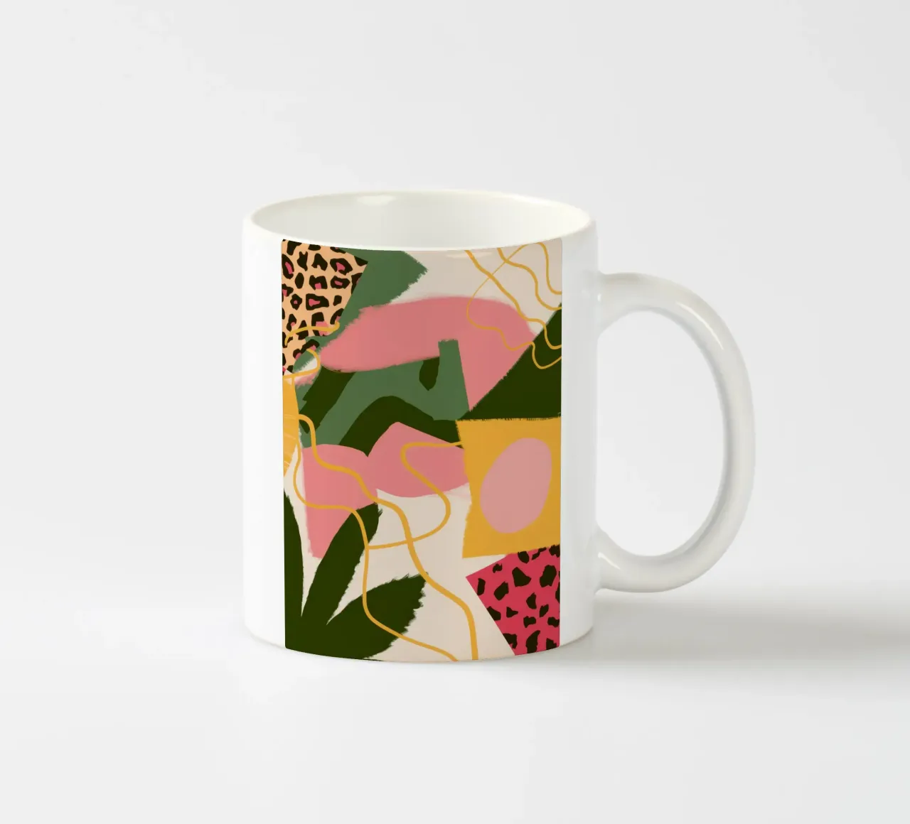 Modulo felino Estratto tazza in ceramica da Line Fable