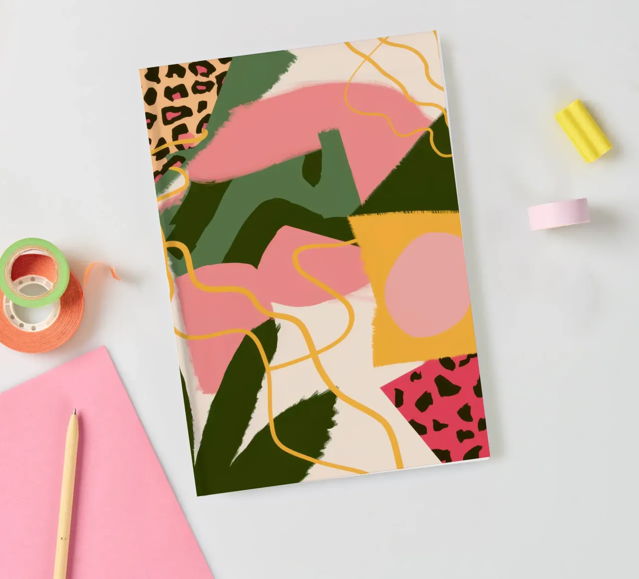 Feline Formulier Abstract notitieboek van Line Fable