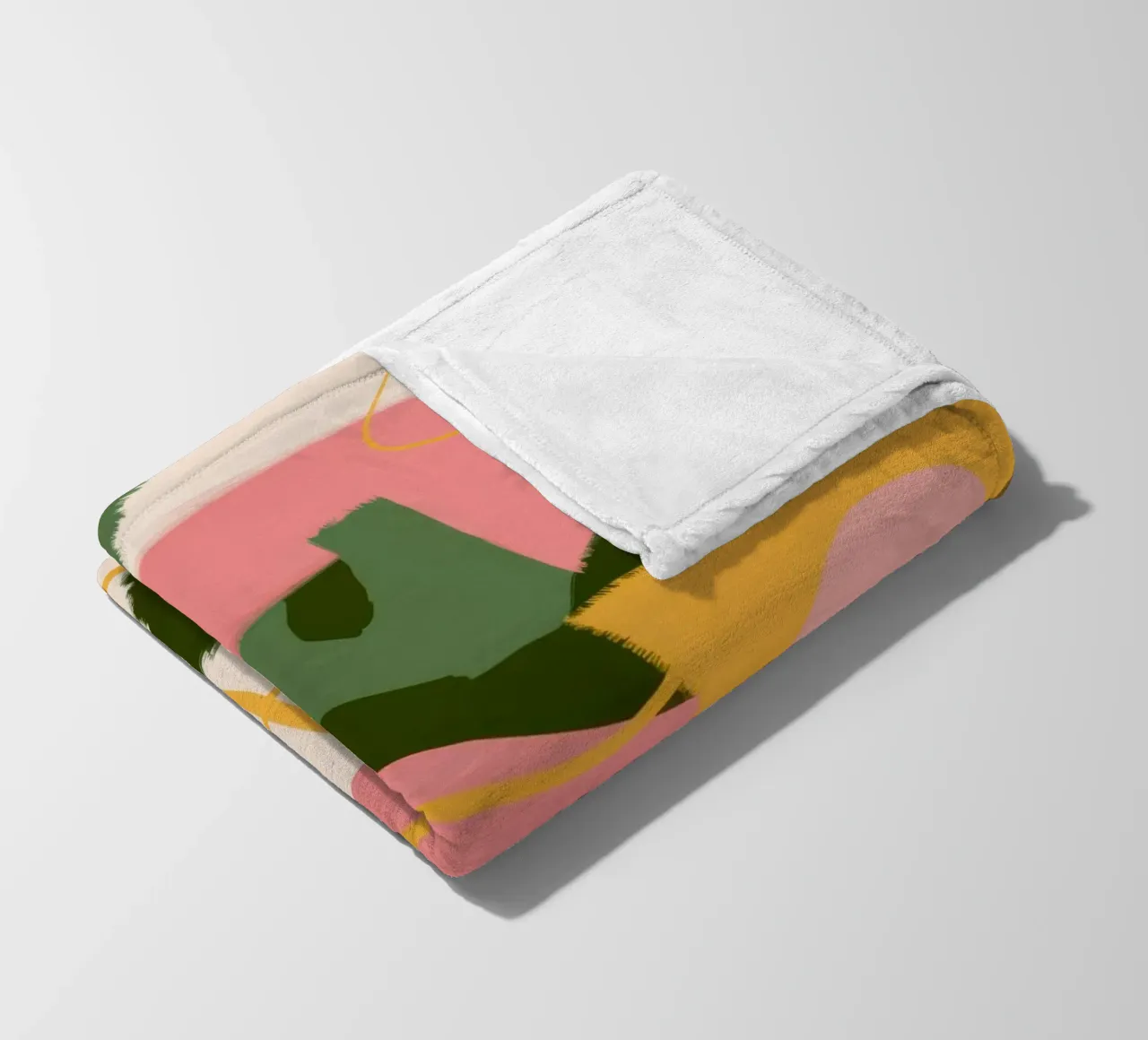Modulo felino Estratto coperta in pile da Line Fable