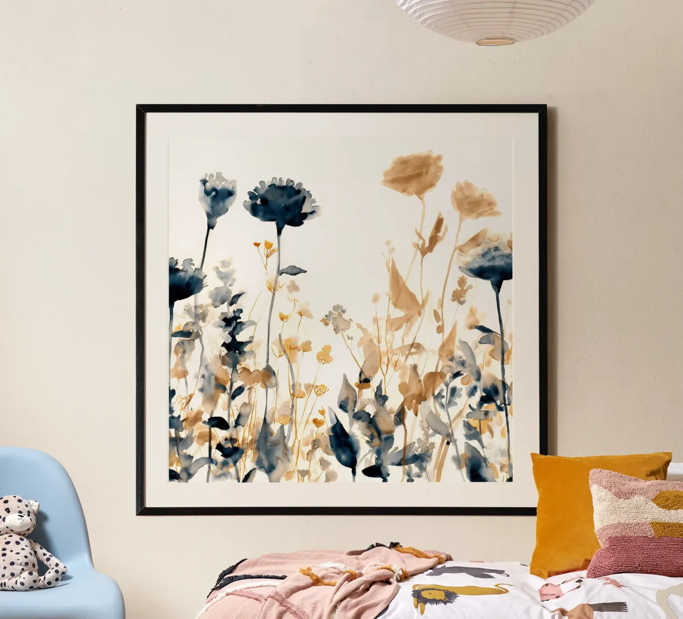 Brass & Indigo Poster von Sophia Calder Studio