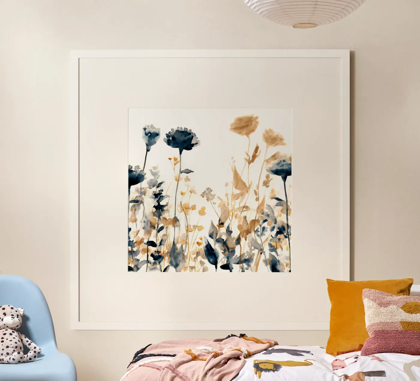 Brass & Indigo Poster von Sophia Calder Studio