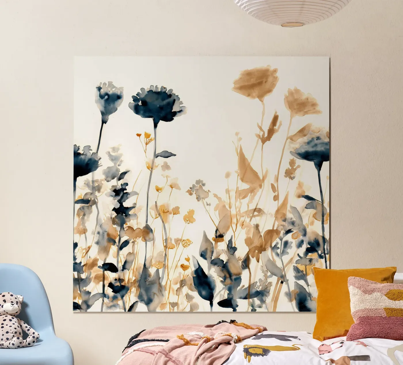 Brass & Indigo Poster von Sophia Calder Studio