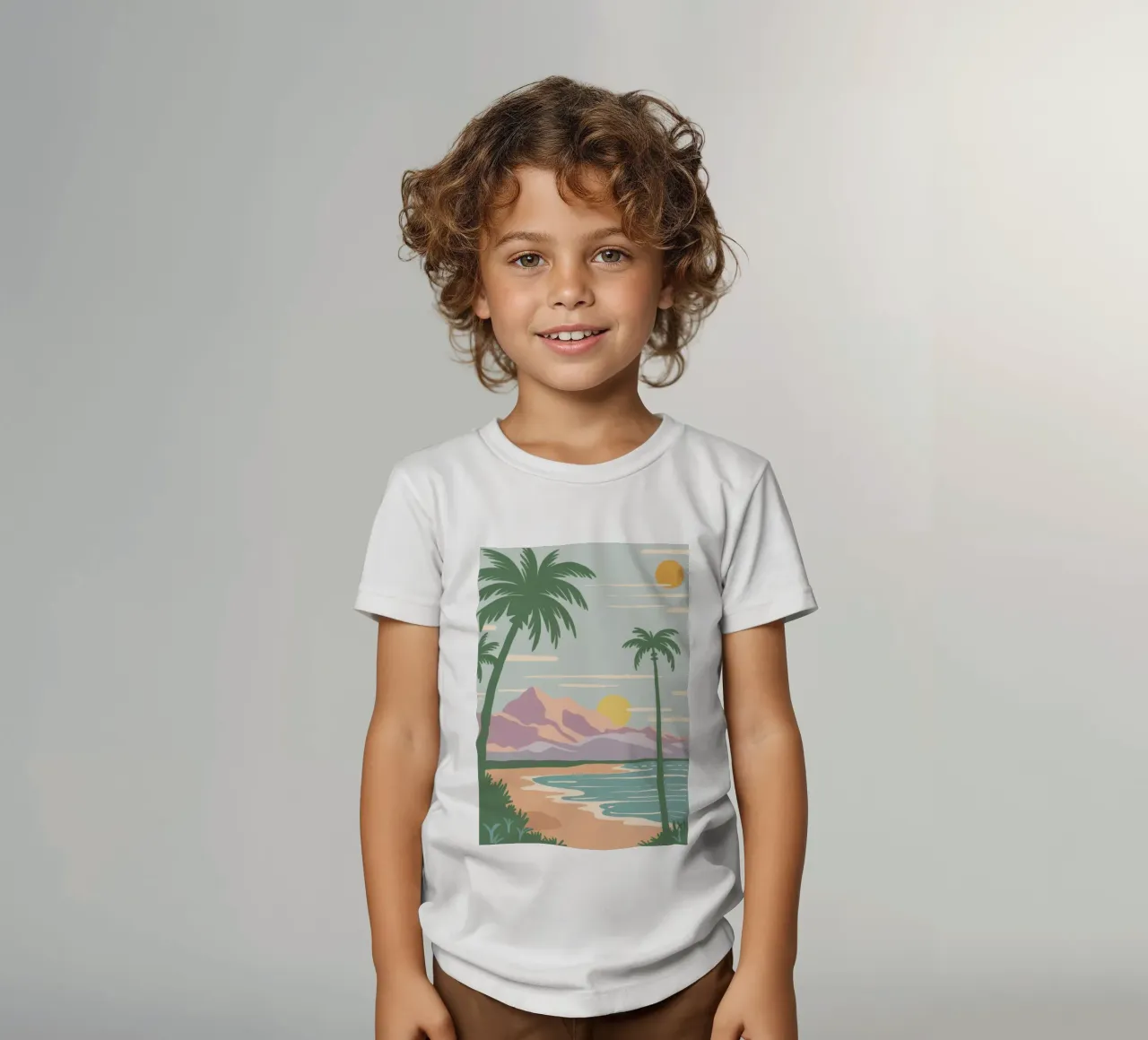 Costa Picasso retrò t-shirt bambini da Frosh Pallete
