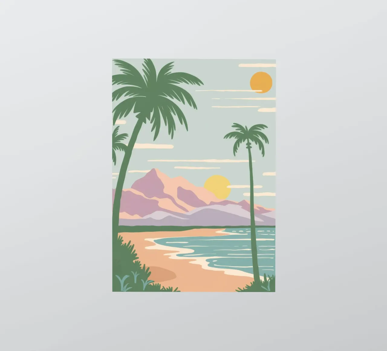 Costa Picasso retrò adesivo da Frosh Pallete