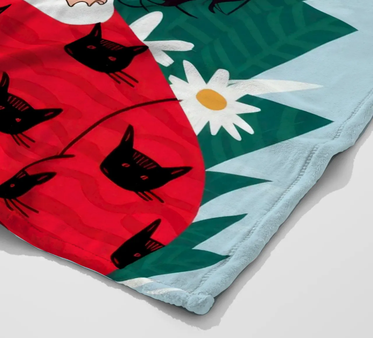 Il migliore amico di una donna coperta in pile da Solar Paint