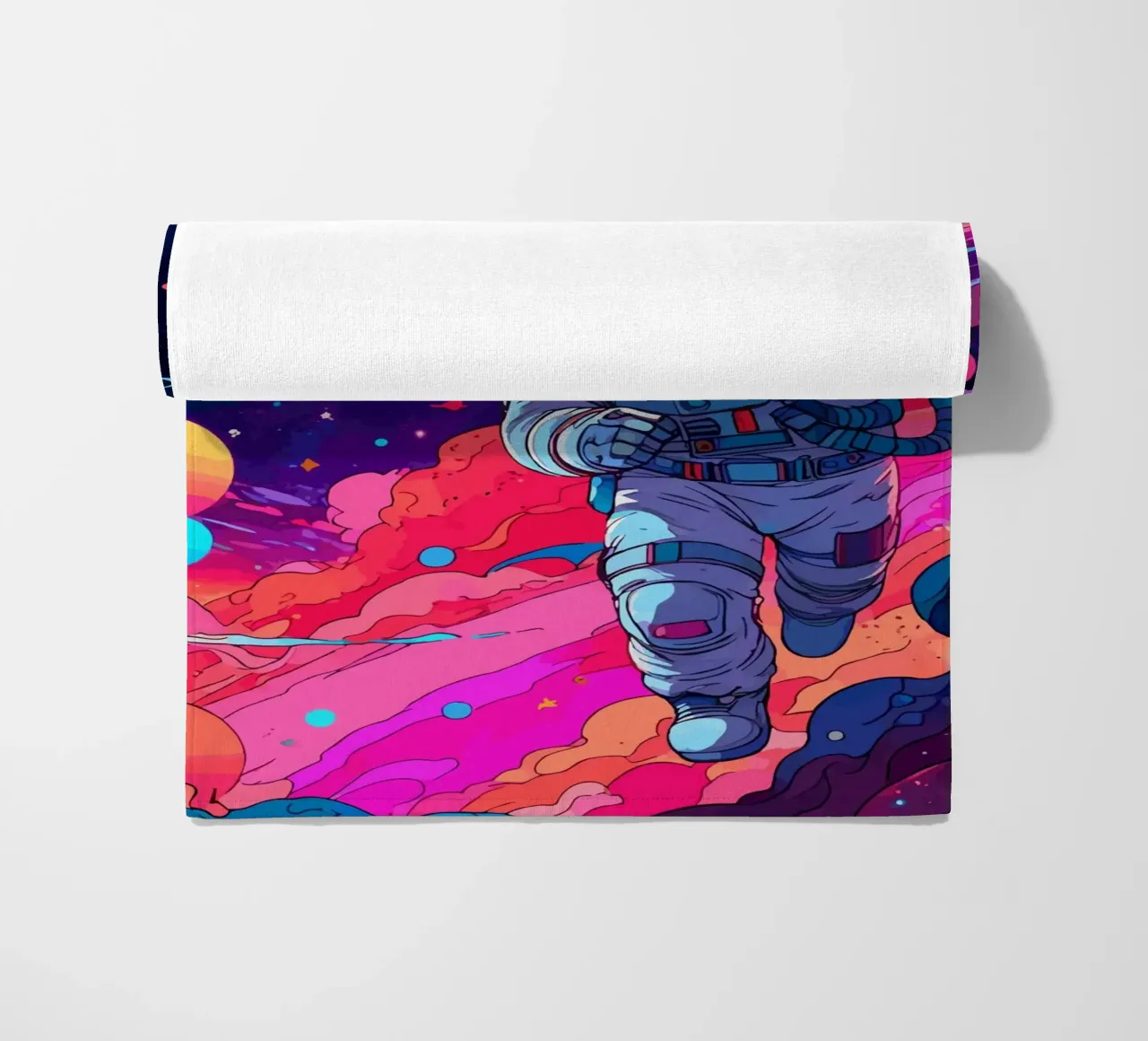 Lo sprint cosmico telo mare da artdesign1985