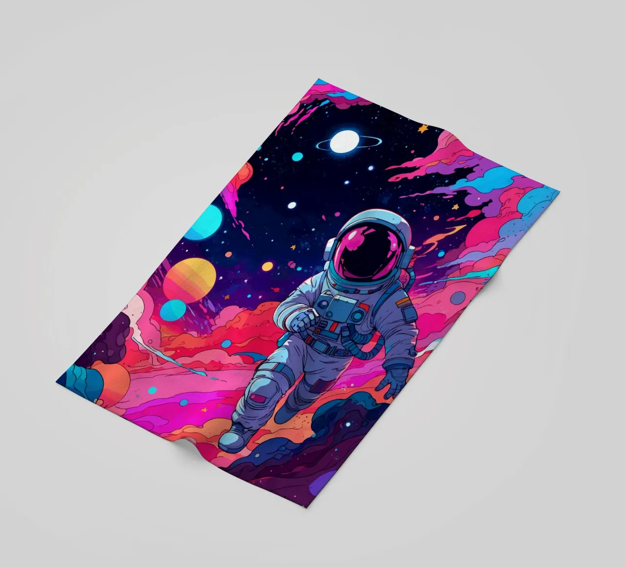 Lo sprint cosmico telo mare da artdesign1985