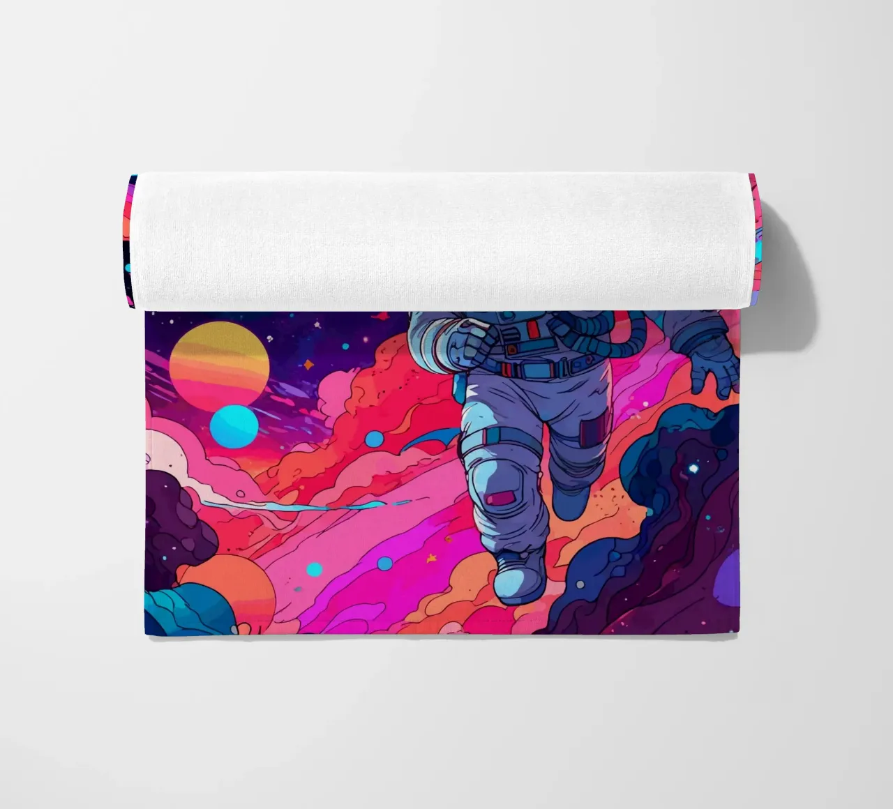 Lo sprint cosmico telo mare da artdesign1985