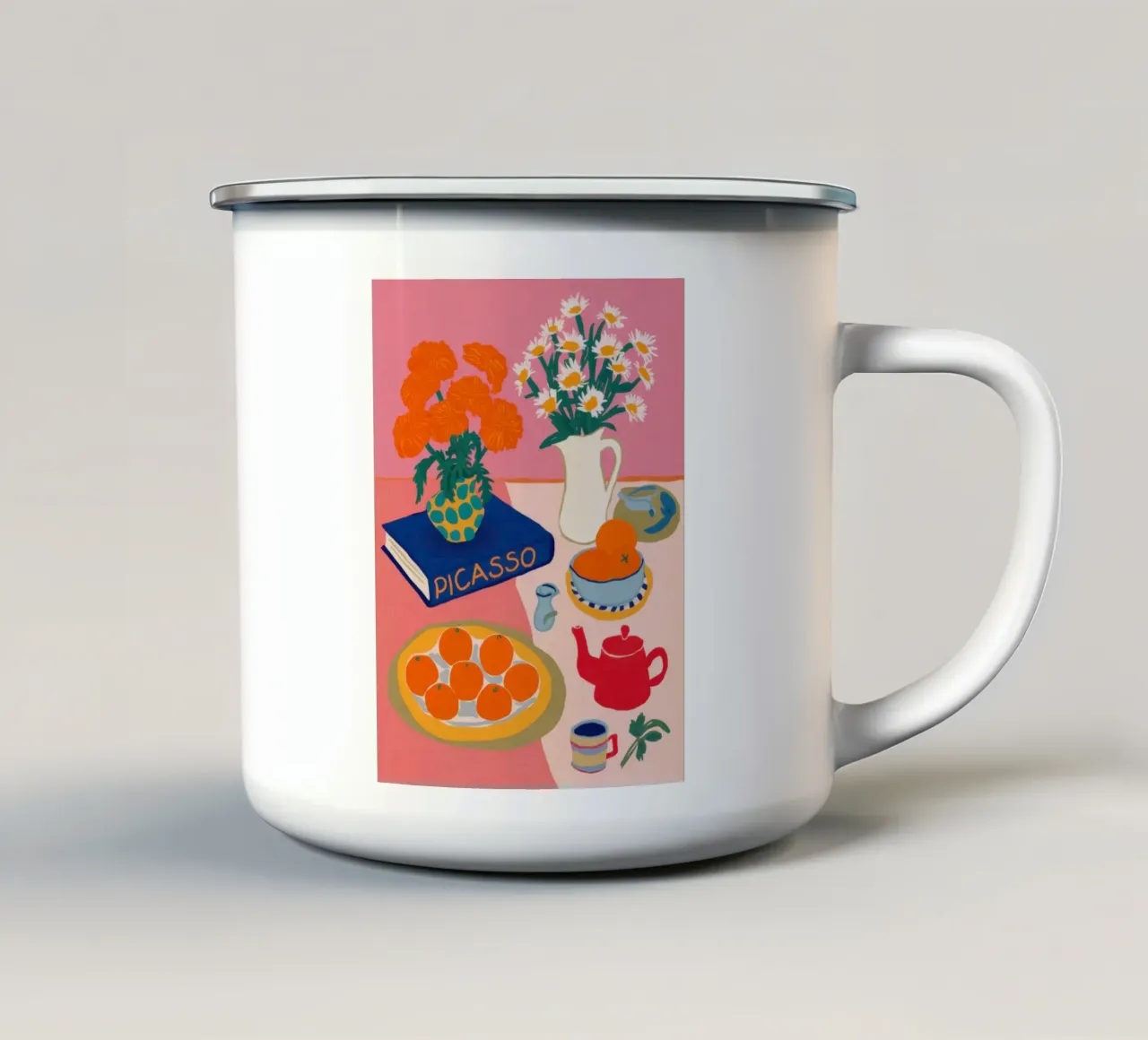 Colazione artisticamente tranquilla tazza in smalto da Frosh Pallete