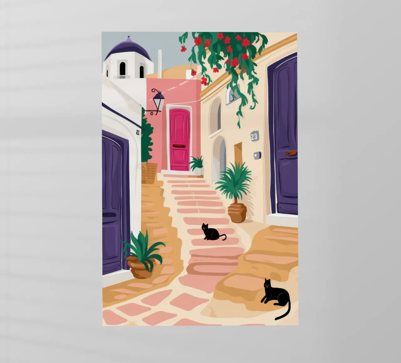 Alley Cats of Summer backlit film by Solar Paint