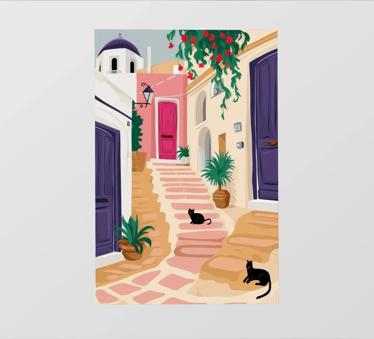 Alley Cats of Summer backlit film by Solar Paint