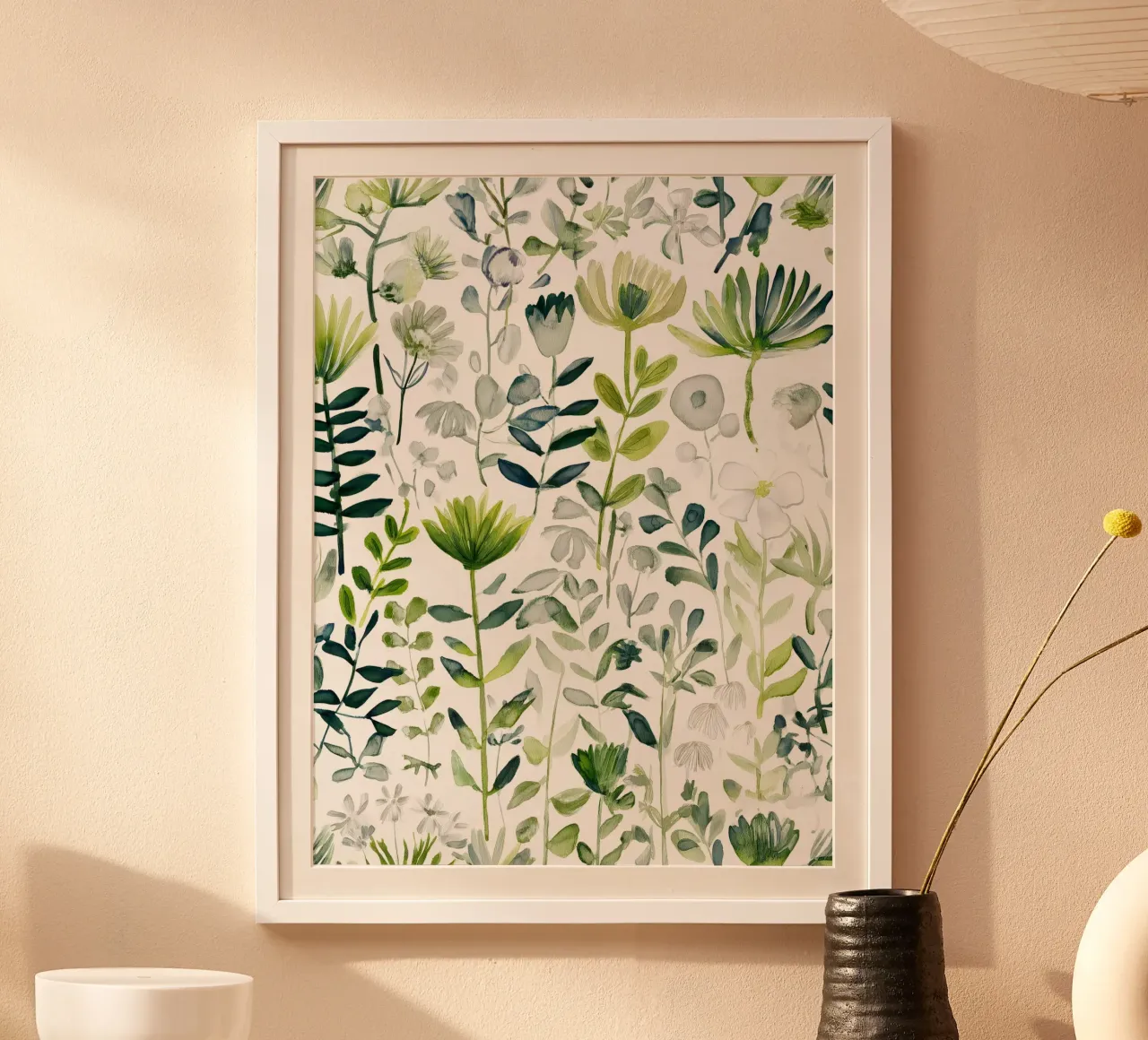 Prato a strati poster con telaio in legno da Sophia Calder Studio